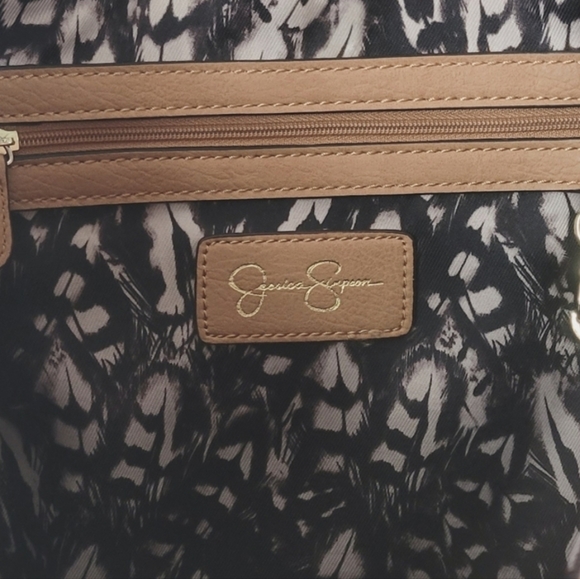 Jessica Simpson Faux Leather Tote Shoulder Bag - Picture 6 of 7